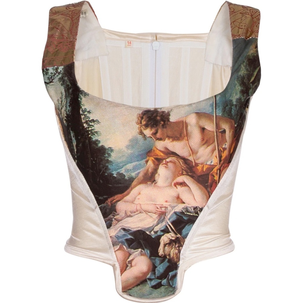 Custom woven 'Daphnis & Chloe' Boucher throw - Picture 8 of 8